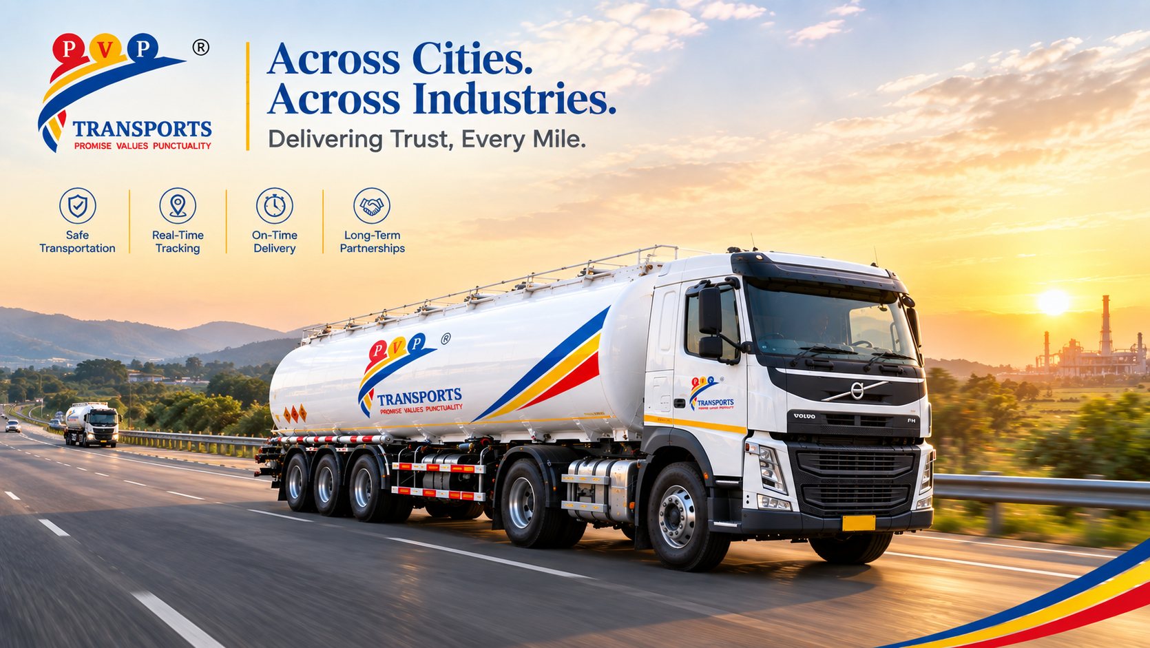 PV Powlose Transport tanker on the road